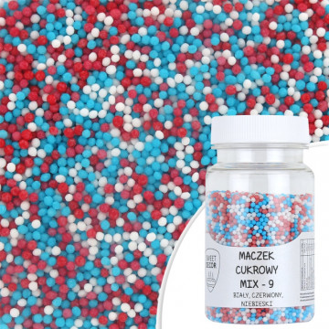 Sugar pearls sprinkles topping - mix 9, 75 g