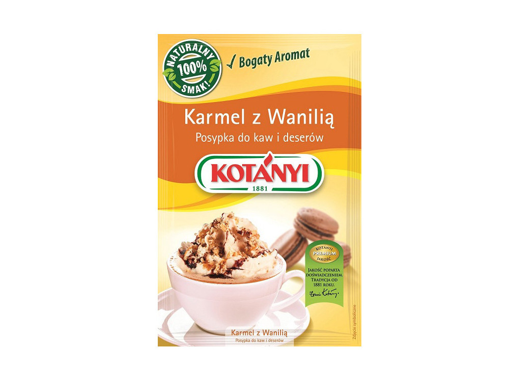 Posypka karmel z wanilią - Kotanyi - 20 g