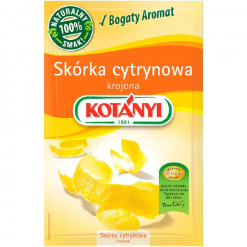 Sliced lemon peel - Kotanyi - 16 g