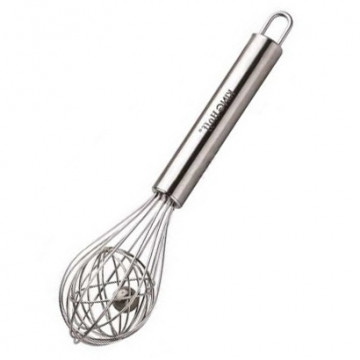 Steel whisk with ball - KingHoff - 21 cm
