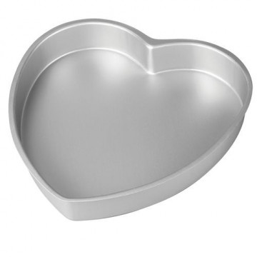 Aluminum form - Wilton - heart, 15 cm