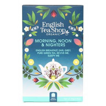 Mix herbat Morning, Noon & Nighters - English Tea Shop - 20 szt.