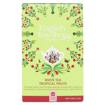 Herbata White Tea Tropical Fruits - English Tea Shop - 20 szt.
