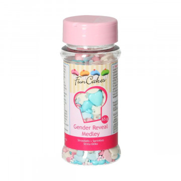 Sugar sprinkles - FunCakes - gender reveal, 65 g