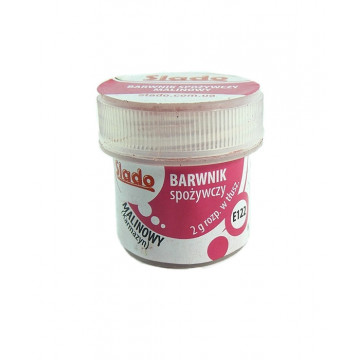 Food coloring powder for fatty masses - Slado - raspberry, 2 g