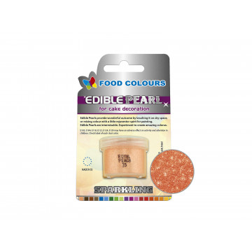 Pearl Food Powder - Food Colors - Royal Peach, 10 ml