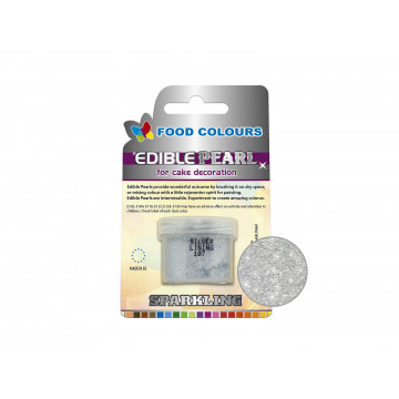 Pearl Food Powder - Food Colors - Silver Lining, 10 ml