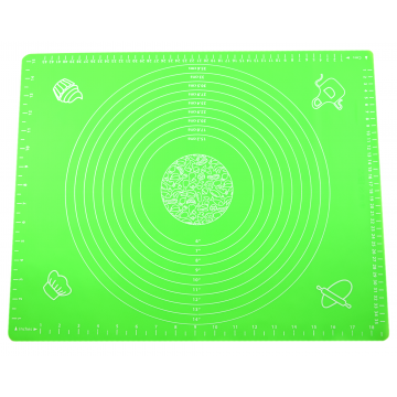 Silicone mat - green, 50 x 40 cm