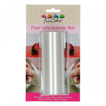 Food safe acetate roll - FunCakes - 12 cm x 20 m