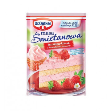 Cream mass - Dr. Oetker - strawberry, 89 g