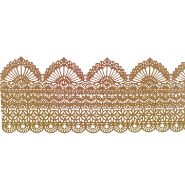 Sugar lace - Slado - antique gold, no. 05, 120 cm