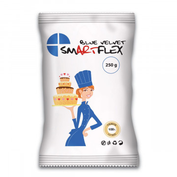 Masa cukrowa, fondant - SmartFlex - niebieska, 250 g