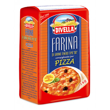 Pizza flour - Divella - type 00, 1 kg